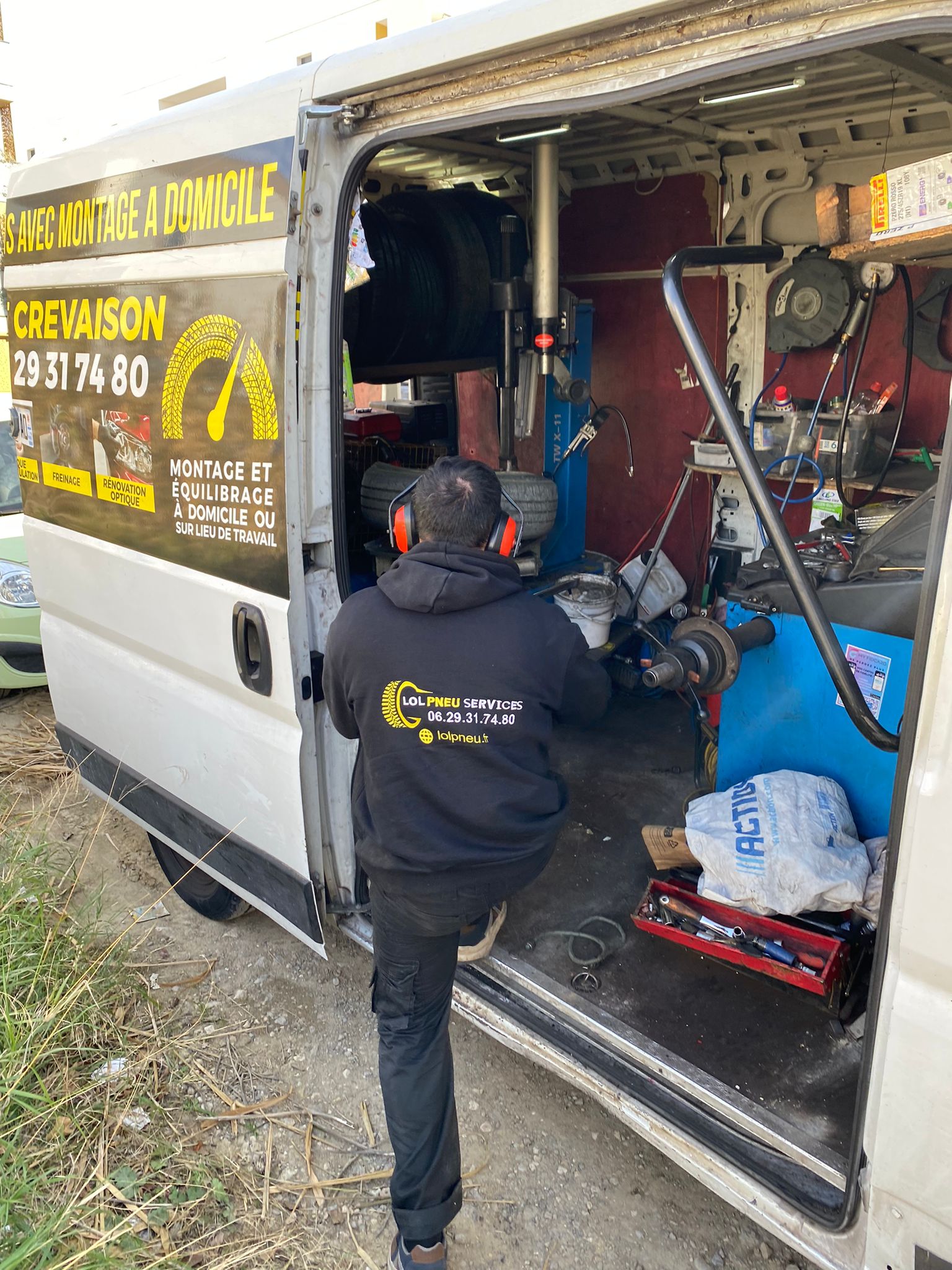 Intervention professionnelle Lol Pneu Montpellier